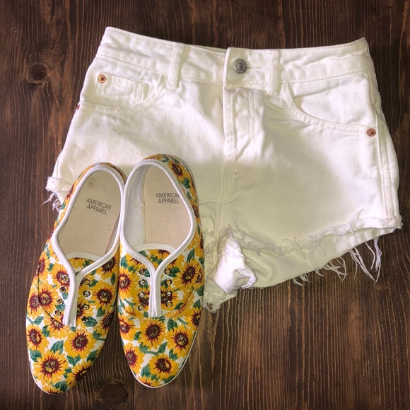 American Apparel Shoes - American Apparel Sunflower Slip On Shoes - Size 8